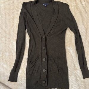 Women’s dark green Cardigan Sweater